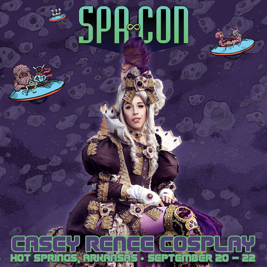 Spa_Con's tweet photo. ☄️🛸 Out of this world cosplayers coming to a Spa-Con Infinity near YOU! September 20 - 22 in Hot Springs, Arkansas, Spa-Con welcomes four Akakioga Cosplay, Casey Renee Cosplay, SKS Props, and WAYUP Creations! 🎟️ Passes on sale now at https://t.co/a9PgUmrmiV.

#SpaCon https://t.co/4UK7JJpt2N