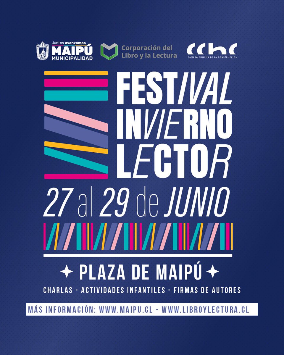 stgoandereditor's tweet photo. Este fin de semana nuestro #catálogo en dos #ferias increíbles:
📍 #FestivalInviernoLector de Maipú, junto a #LosLibrosCL, Plaza de Maipú, del jueves 27 al sábado 29 - De 10 a 19 hrs
📍 #FeriaPunk, junto a @polillarecords, Teatro Novedades, Cueto 257, sábado 29 - De 12 a 20 hrs https://t.co/udRJiz4kkU