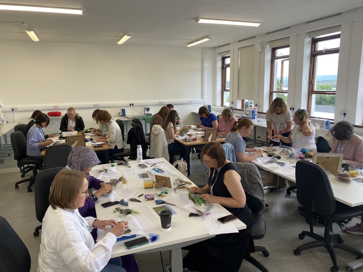Michelle McCabe (@michellemc_cabe) on Twitter photo Dry Needle Felting pieces completed at todays technical tour of ATU St Angelas as part of IFHE World Congress <a href="/ATUStAngelas/">ATU St Angelas</a> <a href="/IFHE_HomeEc/">International Federation for Home Economics</a> #IFHE2024 #felting #HomeEconomics Dry Needle Felting pieces completed at todays technical tour of ATU St Angelas as part of IFHE World Congress <a href="/ATUStAngelas/">ATU St Angelas</a> <a href="/IFHE_HomeEc/">International Federation for Home Economics</a> #IFHE2024 #felting #HomeEconomics