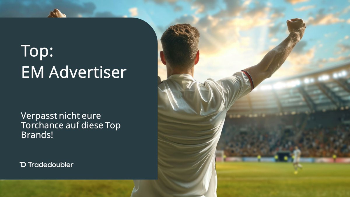Mit diesen EM-Advertisern seit ihr Ready to Kick off! Erfahrt mehr über unsere Top Europameisterschaft Advertiser und eure Vorteile als Publisher: buff.ly/3RLfXuN 

#Tradedoubler #connectandgrow #Affiliatemarketing #Performancemarketing #EURO2024