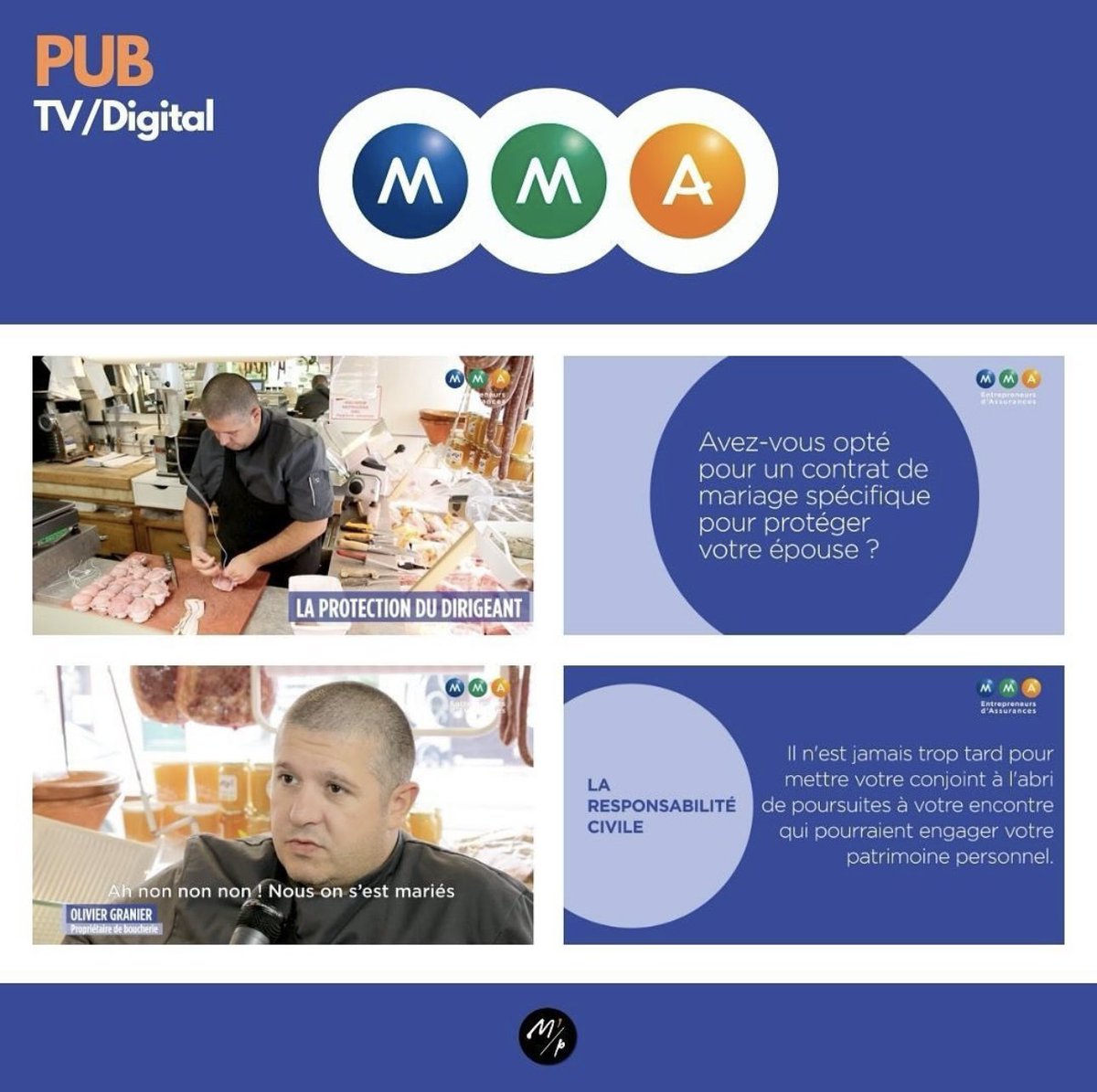 Tournage de spots pubs digitaux courts et impactants pour MMA FRANCE, en plaçant l'humain au coeur des vidéos, pour délivrer les bons messages. 😝✌🏻🎬