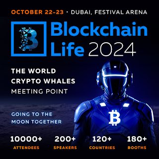 Join in!⚡ Blockchain Life 2024 will return for its 13th edition in Dubai. The peak of Bull Run is coming.

As Dubai gains a reputation as a global crypto hub, the forum is set to be the central event of this year.

Read more and enjoy the pics below ⬇️
