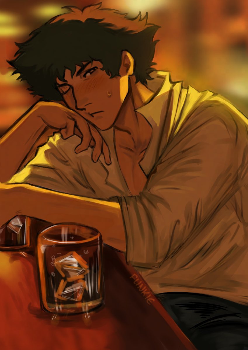 funkie__1's tweet image. happy birthday to spike spiegel my fav space cowboy🧡 #cowboybebop #spikespiegel #digitalart #カウボーイビバップ #fanart  #CowboyBebop #HBD_Spike #spike