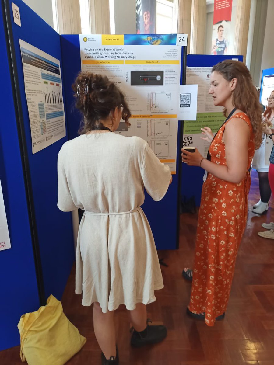 Halfway through the program; the talk line-up is superb #ICWM24. Also visit my poster (Wednesday, nr. 24) on individual differences in working memory strategies across adults and memory-impaired patients, and see how capacity is structurally underused!