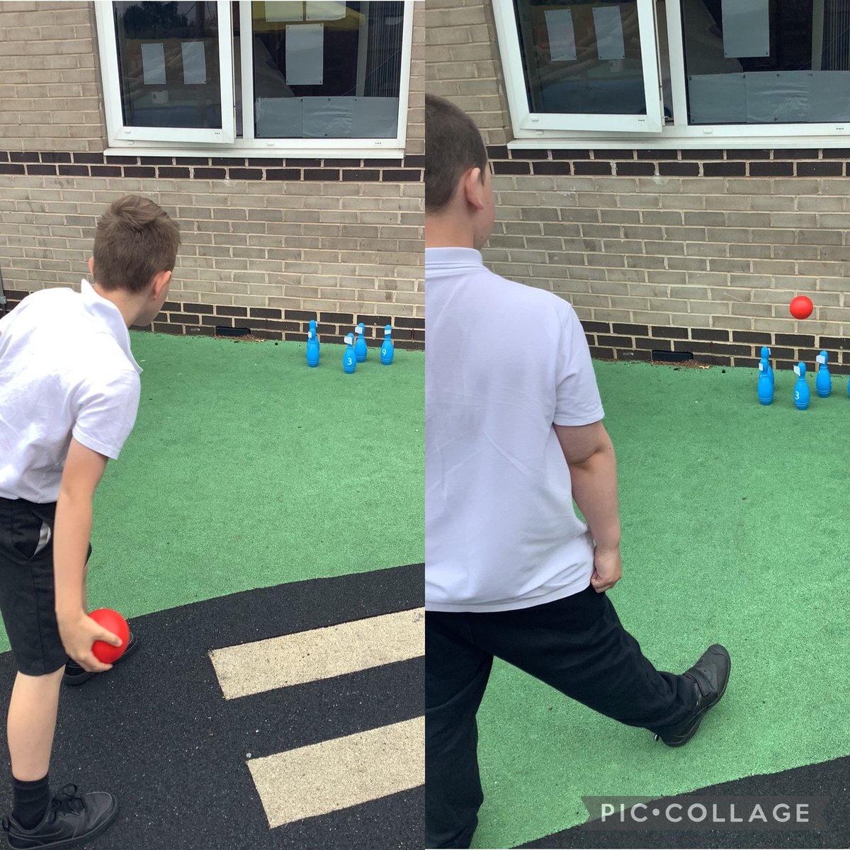 We used our skills from bowling last week for an exciting phonics session this morning👍🏼🤩