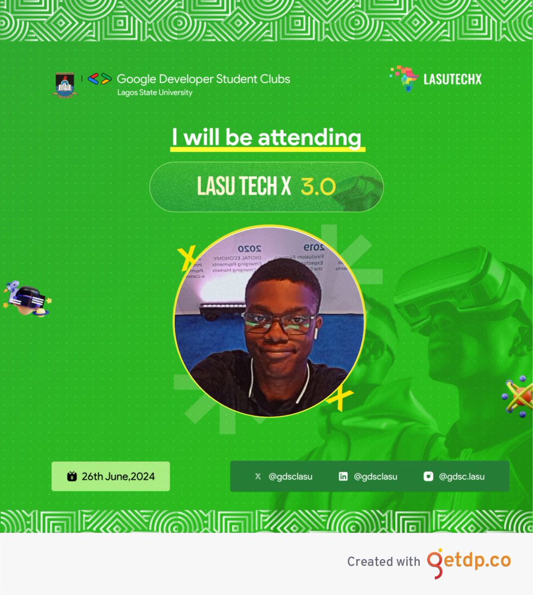 AdegbolaJohn11's tweet image. Live at TechX 3.0 GDSC Lasu
Themed 
TECH FORWARD: Embarking on a Journey of Discovery
@gdsclasu
#lasutechx3 #gdsclasu #techx3 #google