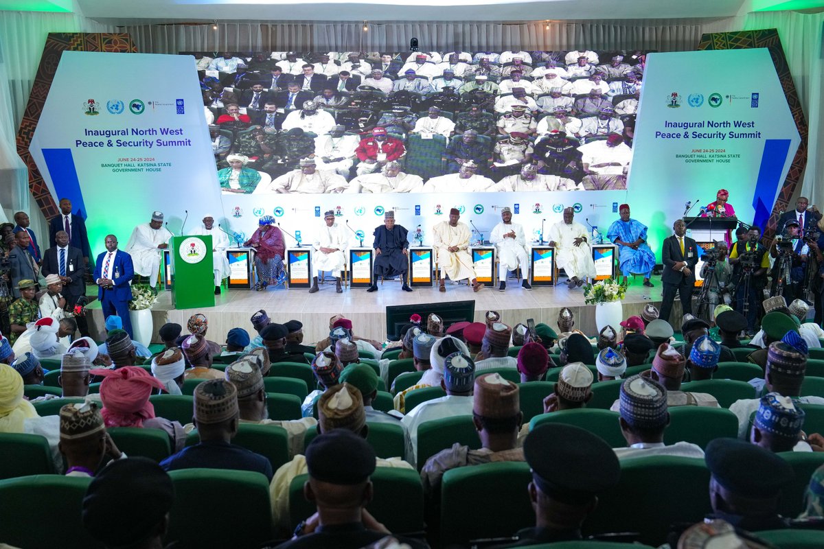 CanHCNigeria's tweet photo. This week, @CanHCNigeria attended the #NWPeaceandSecuritySummit. Grateful to @UNDPNigeria and Governor @dikko_radda for the opportunity to discuss security challenges in the Northwest and the importance of kinetic and non-kinetic responses with Governors from the region. https://t.co/Tm7KvFv20a