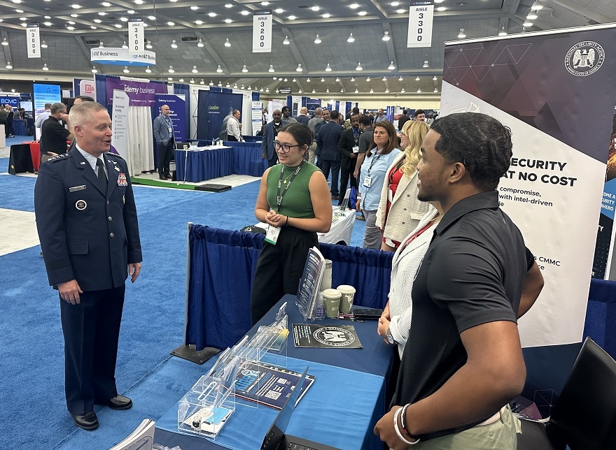 LTG William J. Hartman (@cybercom_dirnsa) on Twitter photo The Defense Industrial Base is critical for national security - it's why our adversaries are targeting DIB companies. Together, <a href="/US_CYBERCOM/">U.S. Cyber Command</a> and <a href="/NSAGov/">NSA/CSS</a> defend the DIB through a unity of effort to adapt and harness technology. Thanks to <a href="/AFCEA/">AFCEA International</a> for the invitation to #TechNetCyber! The Defense Industrial Base is critical for national security - it's why our adversaries are targeting DIB companies. Together, <a href="/US_CYBERCOM/">U.S. Cyber Command</a> and <a href="/NSAGov/">NSA/CSS</a> defend the DIB through a unity of effort to adapt and harness technology. Thanks to <a href="/AFCEA/">AFCEA International</a> for the invitation to #TechNetCyber!