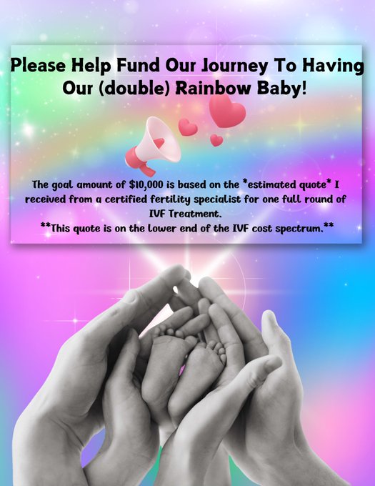 For more information &amp; other ways to donate/help please check out my 📍 post and RP it would be so appreciated<a href="/tag/pregnancy"class="tags"><span>#pregnancy</span></a><a href="/tag/gofundme"class="tags"><span>#gofundme</span></a><a href="/tag/ivf"class="tags"><span>#ivf</span></a><a href="/tag/pregnancyloss"class="tags"><span>#pregnancyloss</span></a><a href="/tag/miscarriage"class="tags"><span>#miscarriage</span></a>