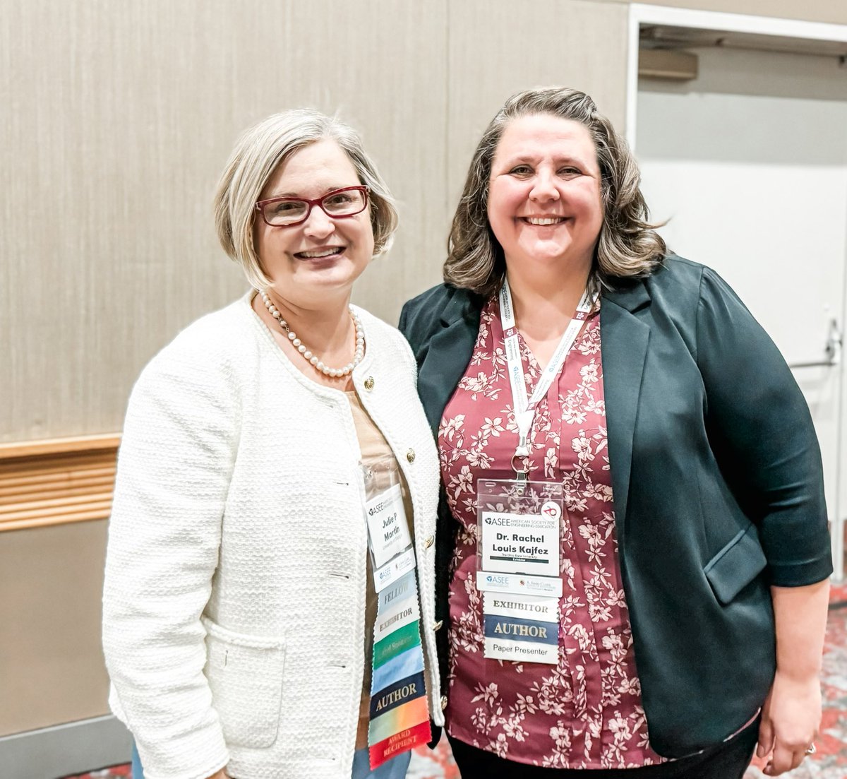 RachelKajfez's tweet photo. Yesterday I had the pleasure of presenting with Julie Martin, @EngEdProfessor! Be sure to check out our #ASEE2024 paper for some practical advice about starting off as an assistant professor. #ASEEAnnual https://t.co/mJvmyG2PCi