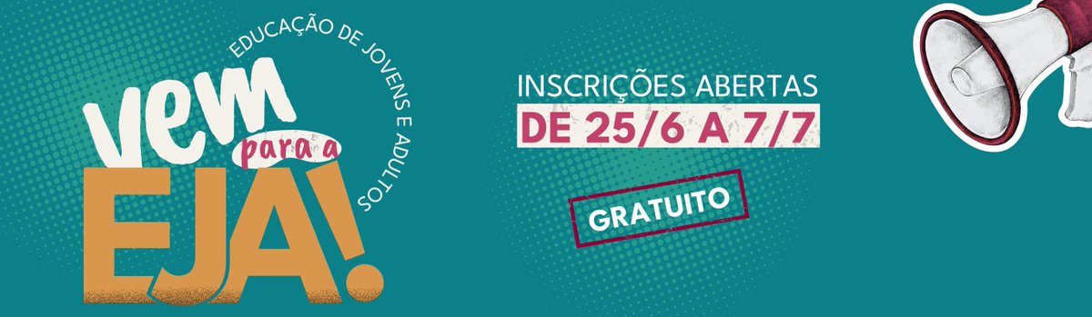 educadf's tweet image. ✌🏻🤩 Vem para a EJA! Conclua seus estudos com a Educação de Jovens e Adultos. Inscrições de 25/6 a 7/7. 🌟📚 Maiores de 15 anos (Ensino Fundamental) e 18 anos (Ensino Médio). 💻 Site ou 156 - opção 2. #EducaDF #EJA #InscriçõesAbertas