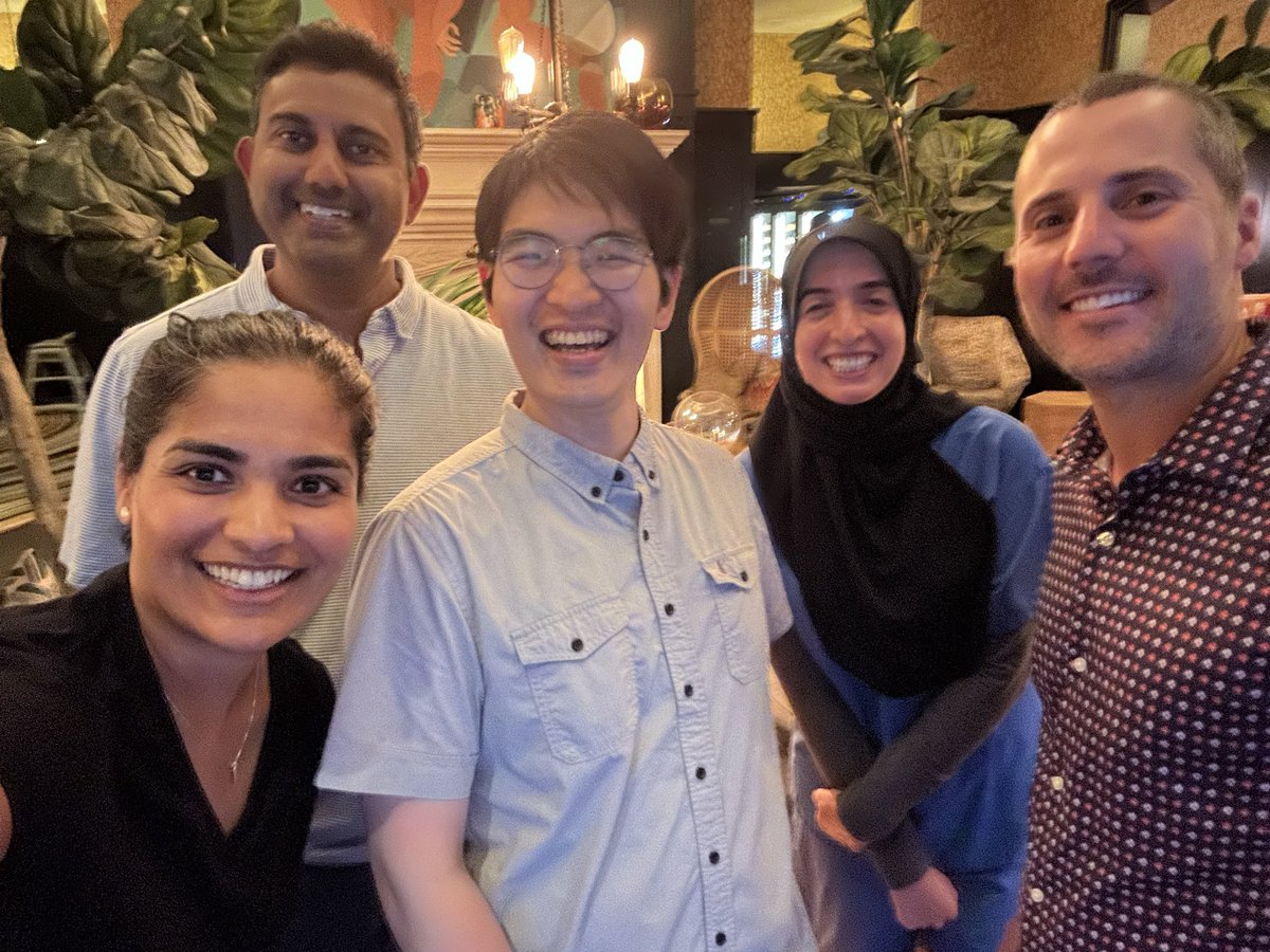Veena Graff MD, FASRA (@veenagraffmd) on Twitter photo Congratulations to Dr Allen Yang! Last night was his celebration from graduating the <a href="/PennRAAPM/">PennRAAPM</a> fellowship! Next step? Joining the <a href="/PennAnesthesia/">Penn Anesthesia</a> faculty fam! Welcome aboard! ๐๐๐๐ฅ๐ฏ
<a href="/dr_tgro/">Taras Grosh, MD๐บ๐ฆ๐ฆ๐ซ๐ณ๏ธโ๐</a> <a href="/jochrochmd/">Jason Ochroch</a> <a href="/samir_thaker/">Samir Thaker</a> <a href="/antpebbles/">Deb Culley</a> <a href="/AugoustidesJohn/">John Augoustides</a> <a href="/CaoiDuffy/">Caoimhe Duffy</a> <a href="/AllisonLeeNYC/">Allison Lee</a> Congratulations to Dr Allen Yang! Last night was his celebration from graduating the <a href="/PennRAAPM/">PennRAAPM</a> fellowship! Next step? Joining the <a href="/PennAnesthesia/">Penn Anesthesia</a> faculty fam! Welcome aboard! ๐๐๐๐ฅ๐ฏ
<a href="/dr_tgro/">Taras Grosh, MD๐บ๐ฆ๐ฆ๐ซ๐ณ๏ธโ๐</a> <a href="/jochrochmd/">Jason Ochroch</a> <a href="/samir_thaker/">Samir Thaker</a> <a href="/antpebbles/">Deb Culley</a> <a href="/AugoustidesJohn/">John Augoustides</a> <a href="/CaoiDuffy/">Caoimhe Duffy</a> <a href="/AllisonLeeNYC/">Allison Lee</a>