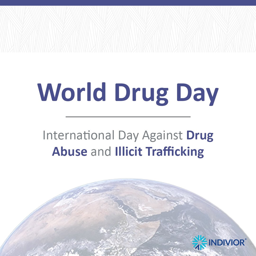 Today marks International Day Against Drug Abuse and Illicit Trafficking, or World Drug Day. According to the United Nations Office on Drugs and Crime (UNODC), the number of people with drug use disorder has increased 45% in the past ten years*.

At Indivior, it is our vision
