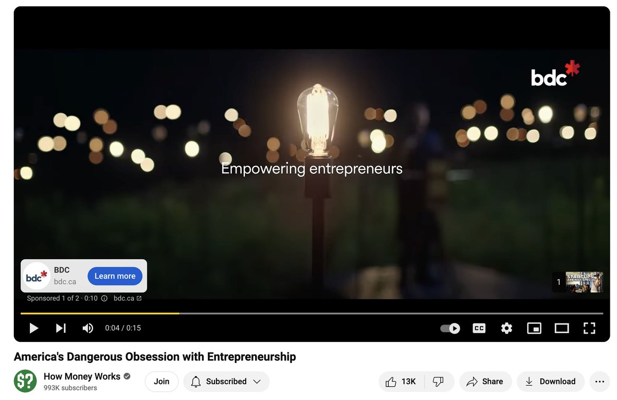 Ironic ad placement.