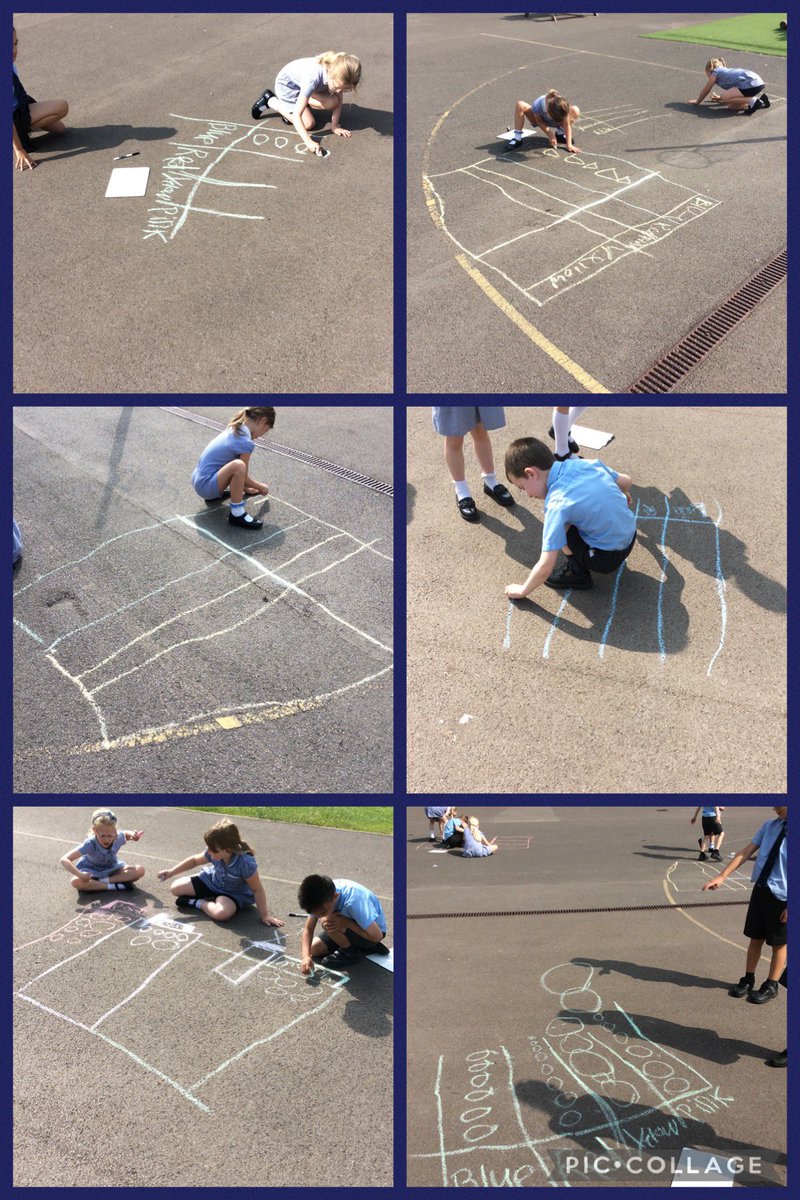 SaintMarysCon's tweet photo. Year 2 enjoyed drawing our own pictograms on the playground. We made a tally of our favourite colours and worked together to record as a pictogram. https://t.co/Gsr6MHNIzu