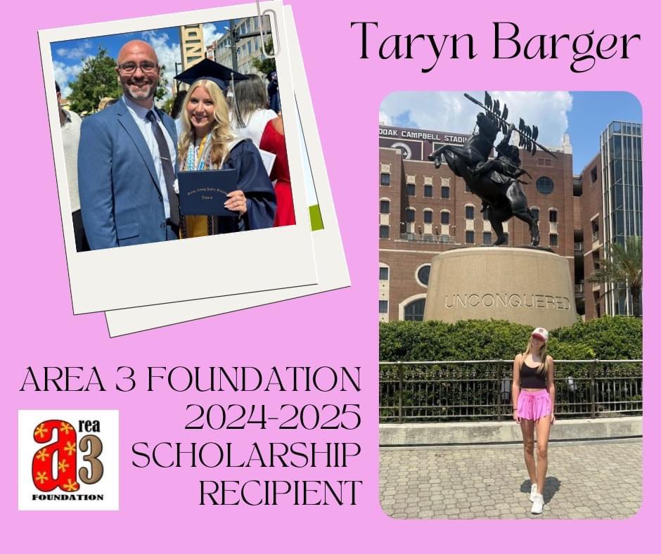 Area3Foundation's tweet photo. Congrats to Taryn Barger, who will attend Florida State University studying Sociology. Taryn is the stepdaughter of #ZooCrew alum Jason Teems. Way to go, Taryn!
#College #Education #Nonprofit #Nonprofits #Causes #Scholarship #Area3Foundation #A3F #Dept384 https://t.co/0kX48EyHze