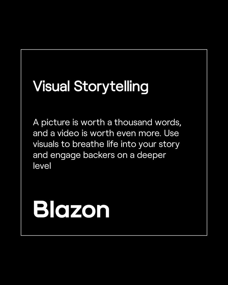 In Week 2 of the Blazon Crowdfunding Insights Series, we unveil the art of crafting compelling crowdfunding campaigns.

Discover the power of storytelling and learn how to create narratives that resonate deeply with your audience.

#BlazonAgency #InnovationFirst #FutureReady