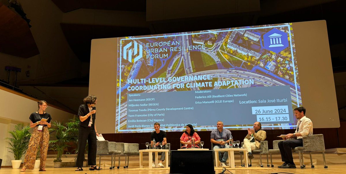 regilience's tweet photo. Let's kick off our session on "Multi-level Governance: Coordinating for Climate Adaptation" !
#EURESFO #ClimateAction #ClimateAdaptation #Governance
@ieecp_org @RegeaAgency @Paris #Parnuä #ClujNapoca @ICLEI_Europe @RCitiesNetwork https://t.co/PSFiDnAf1h