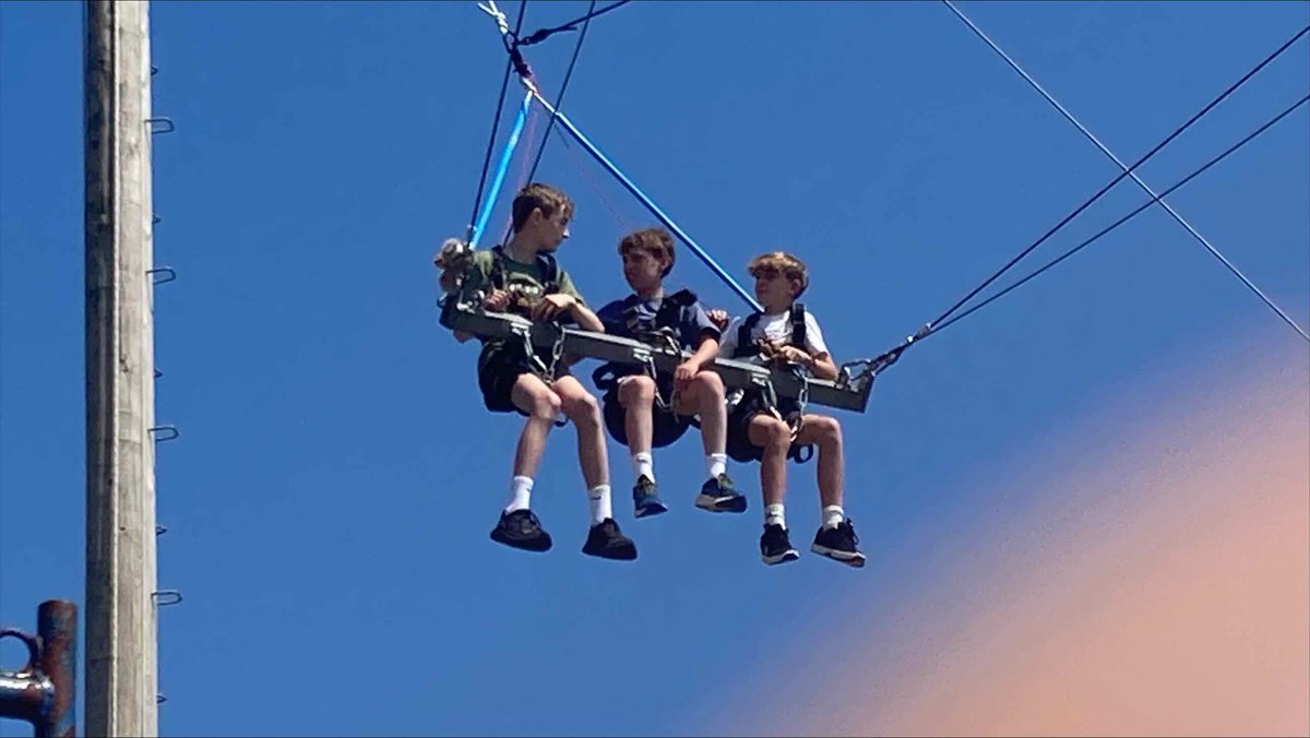 ppc_bainestrip's tweet photo. Giant swing with a view! https://t.co/dHMY9mLuGn
