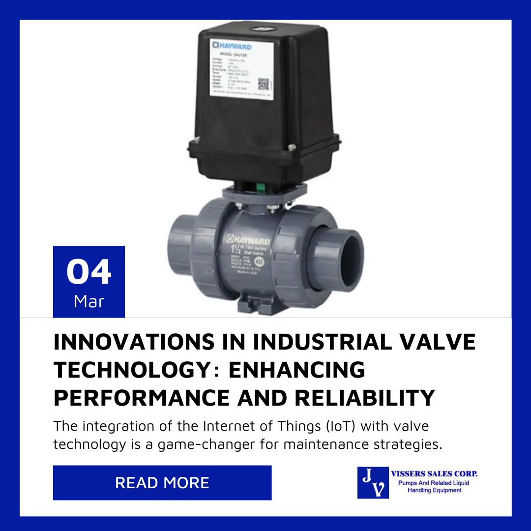 visserspump's tweet image. #FromTheBlog 💬 "One of the most significant developments in valve technology is the advent of #smartvalves. These intelligent systems are equipped with sensors and actuators that enable real-time monitoring and control of valve operations." 

👉 buff.ly/4cBd34B