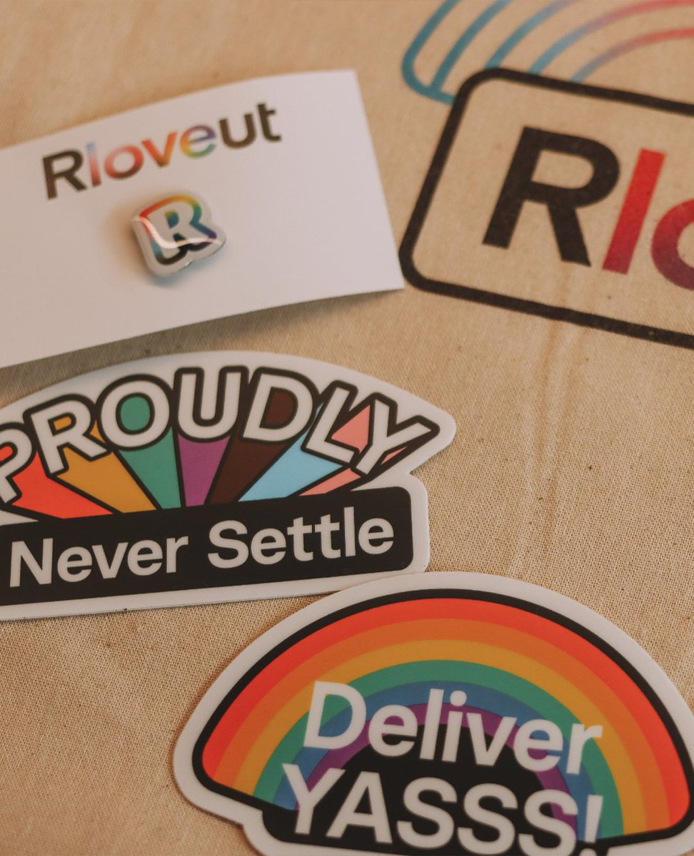 With #Pride events running throughout the summer, there's still time to get some swag that shows off your Pride and your brand supporting people being their authentic selves! 🌈

Check out the items we did for <a href="/RevolutApp/">Revolut</a> a while back! 🤝

Photo credit: Revolut

#SwagBox #Revolut