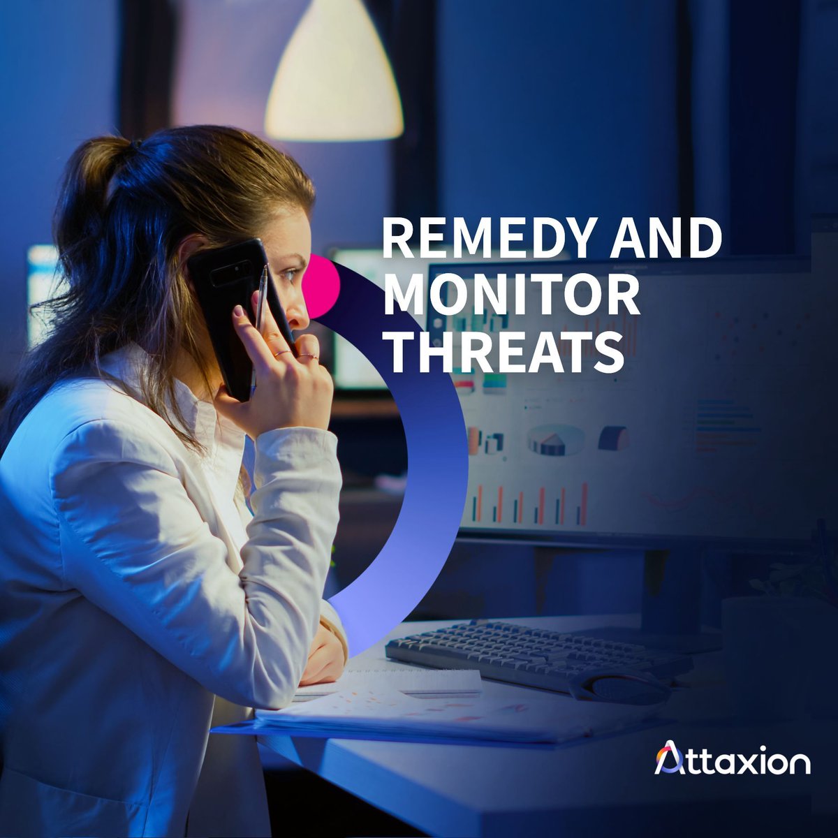 attaxion's tweet image. Cybersecurity goes beyond threat identification. With robust remediation guidelines and continuous monitoring, detect new threats in real-time.
Request a free demo now for efficient company protection: buff.ly/47coj3Q
#RequestDemo #Cybersecurity #Attaxion
