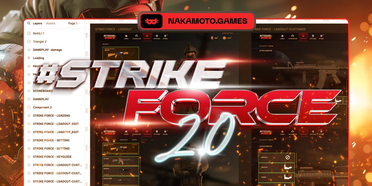 NakamotoGames's tweet image. Finalizing the last adjustments for the launch of #StrikeForce 2.0 this Friday. At $NAKA, we're working day and night to deliver the best #Play2Earn experience on the internet. #StrikeForce 2.0 is setting a new benchmark for one of the #NAKAFAM's favorite games. Stay tuned! 🚀🚀