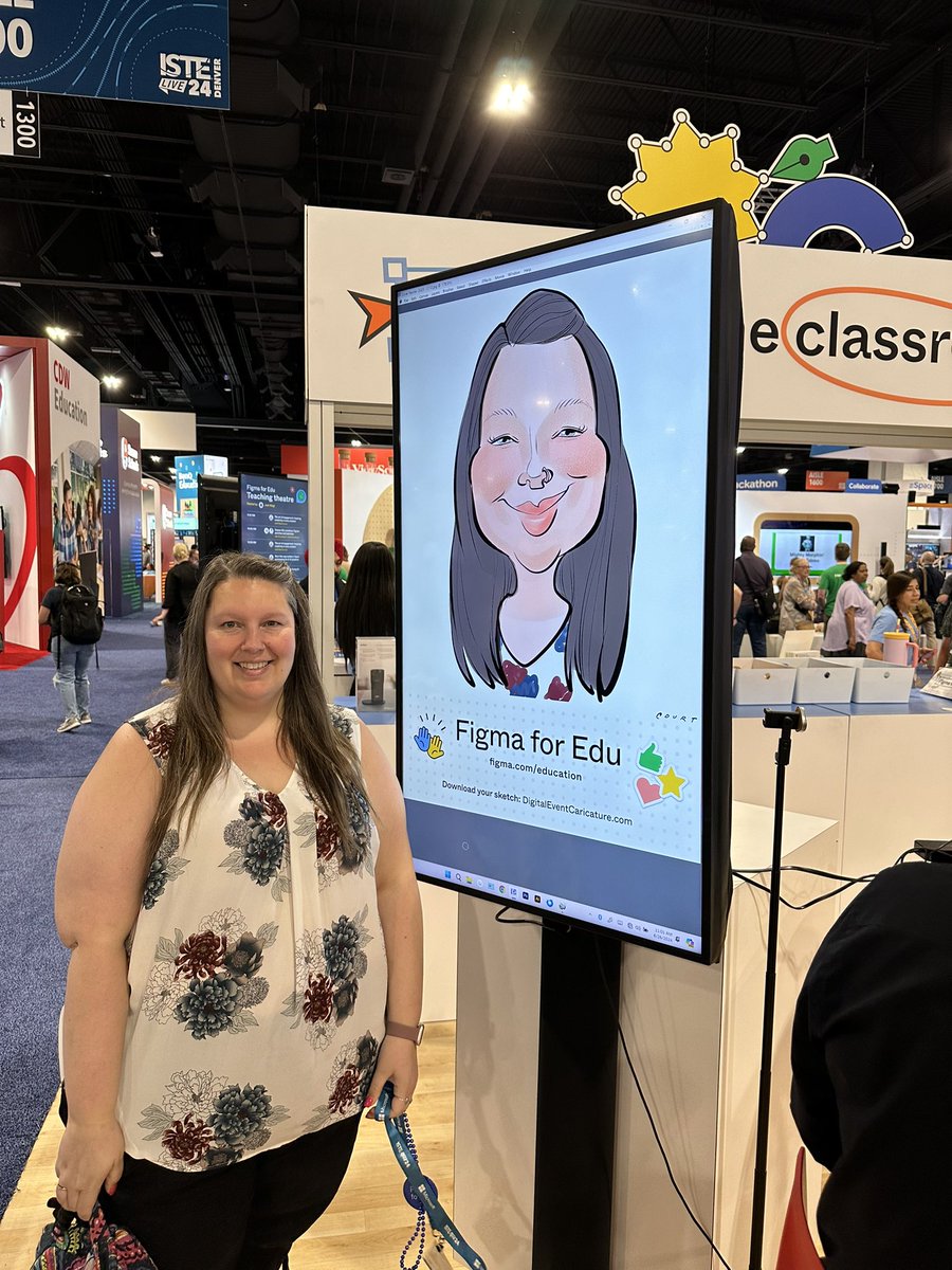 Katiemissu's tweet photo. @FigmaEdu_Alex The fig jam fun house is the place to be at ISTE24 https://t.co/tmau9DDYpJ