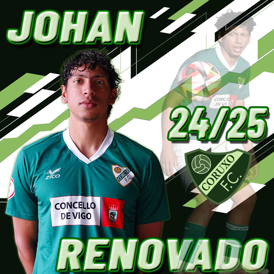 Una temporada más Johan Terranova seguirá en el <a href="/CoruxoFCoficial/">Coruxo FC ⚒️</a> la continuidad del lateral es una buena noticia para tod@s