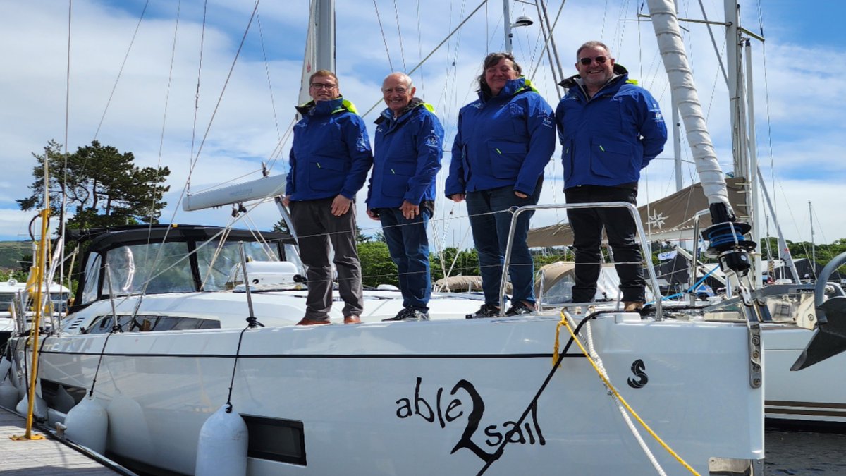 Grateful to two companies - <a href="/KipMarina/">KipMarina</a>  (Holt Leisure Parks) and Corporate Law firm <a href="/DicksonMintoWS/">DicksonMinto</a>  for sponsoring new able2sail waterproofs for our disabled sailors.