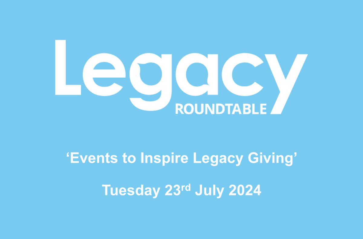 Join us on Tuesday 23rd July for our next Legacy Roundtable, where our panel of fundraisers will share their top tips for planning and hosting events that inspire legacy giving. 💬📝

Register now: events.teams.microsoft.com/event/8eaf65da…

#legacyfundraising