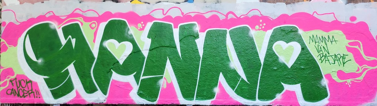 ColorMeBajen's tweet photo. Hanna, tack för din sprudlande energi och vänskap. #Hanna #fuckcancer #Bajen #livet #vilaistil https://t.co/a5FnLiZjfX