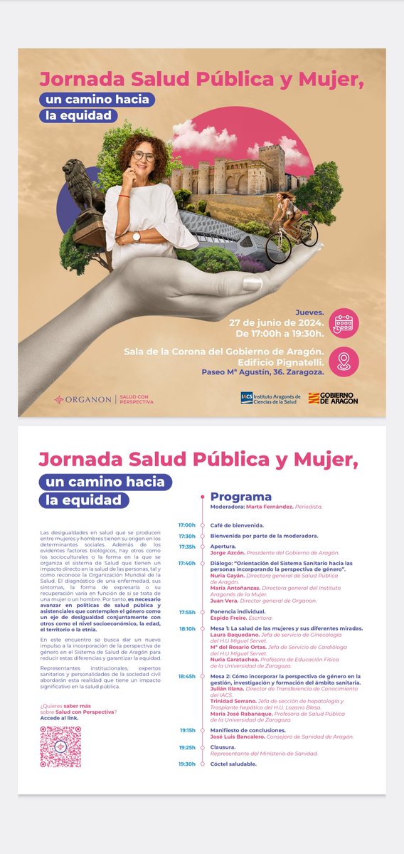 MoAzCe's tweet image. Mañana en la Jornada SALUD PUBLICA Y MUJER, estará Nuria Garatachea, como representante de COLEFA, para mostrar la importancia de la  Educación Física y deportiva en las mujeres de todas las edades.