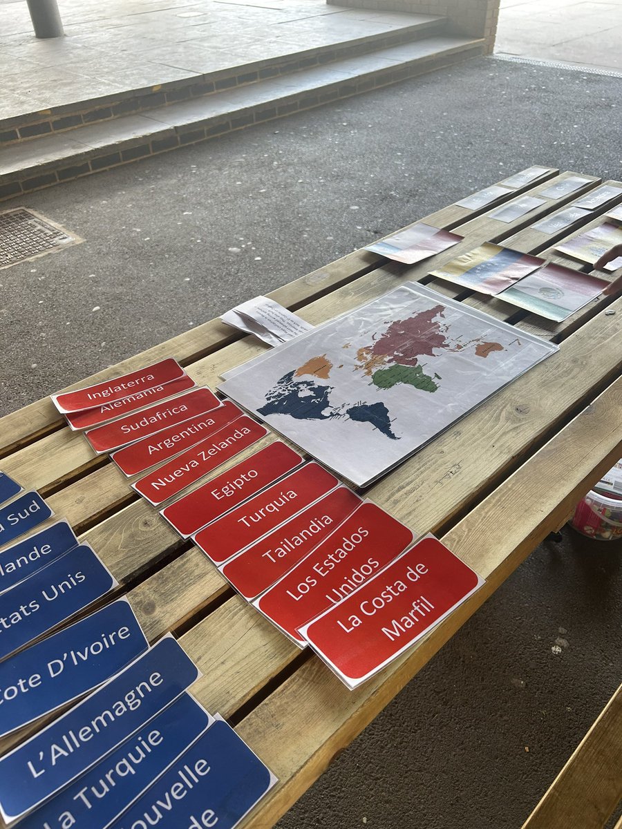 MFL all set up at the Meadow Park Community Afternoon!