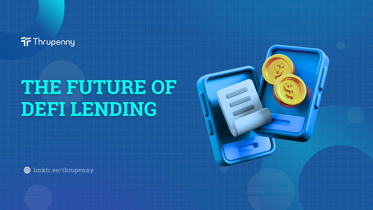 Thrupennydefi's tweet photo. Unveil the Future in #DeFi Lending 🔮  

Leverage the #Blockchain and unravel the ever-changing DeFi ecosystem through #Thrupenny! 🪄  

Read more here 🎲 https://t.co/67SVhSx6AW https://t.co/dsWKsx4i9x