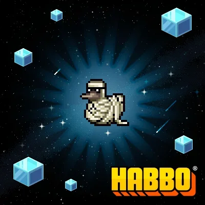 Superstarvino's tweet photo. 🟢NFT: Ramses Quackhamun Duck GIVEAWAY!!🟢
Would you like to have a mummy duck? Uh, yes! 
What you need to do is very Sımple:
🟡Fallow @Zonidac 
🟡RT+LIKE this tweet 
🟡Tag just 1 friend 
You have until July 5th!! 📅#Habbo https://t.co/X9luH4Dvxq