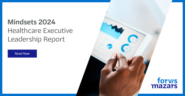 AprilLArnold's tweet photo. The Mindsets 2024 Report by @ForvisMazarsUS is now available for download. Explore the main themes and insights surrounding the healthcare industry from 120 healthcare executives across the continuum of care. Download now: https://t.co/Wgx3nH4Sct https://t.co/PK0EvyecEf