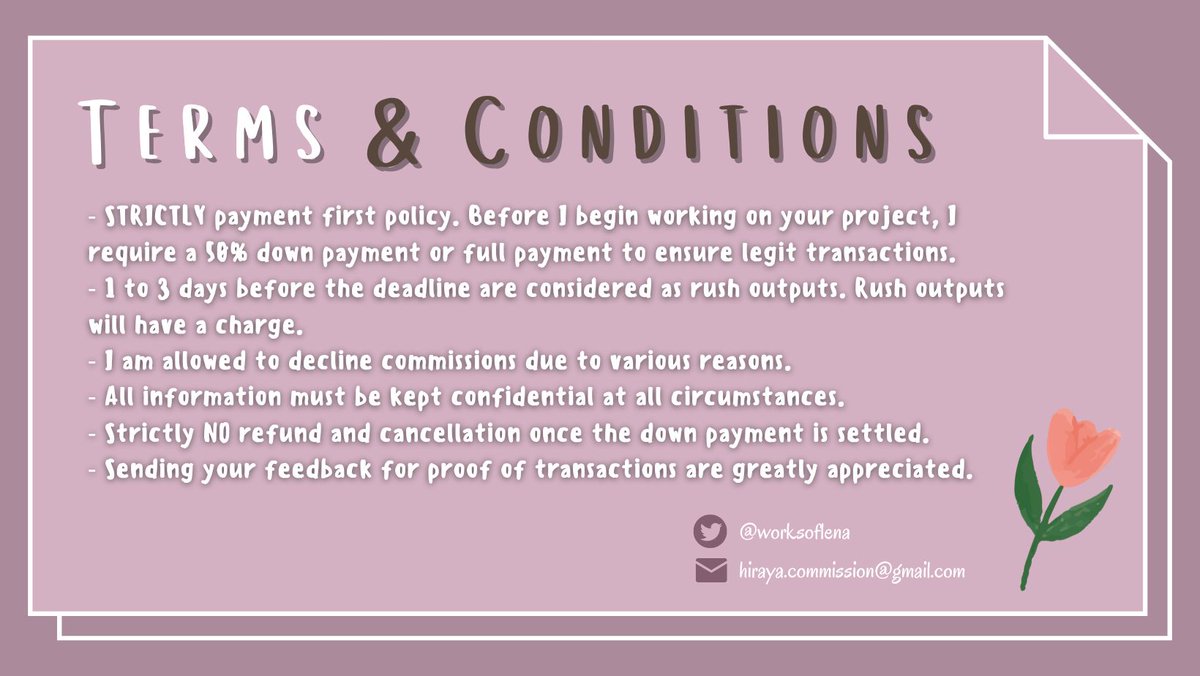 worksoflena's tweet photo. hello 🌷 --- this is your Lena! I offer a high-quality standard when fulfilling your academic workload , you can check my commission sheet for my info, T&amp;C, and services offered ^^  

feel free to send me a direct message! https://t.co/mKGSnQBSDR