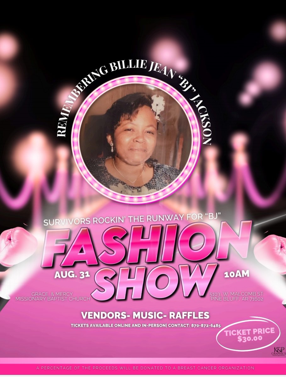 To all the incredible Breast Cancer Survivors,  We prayed for you.  Now we want to honor and celebrate you at a fashion show on August 31, 2024.  We would be honored to have you walk the runway.  Please contact us at 870.872.6485 or info@stuffinthebluff.com by July 10, 2024.