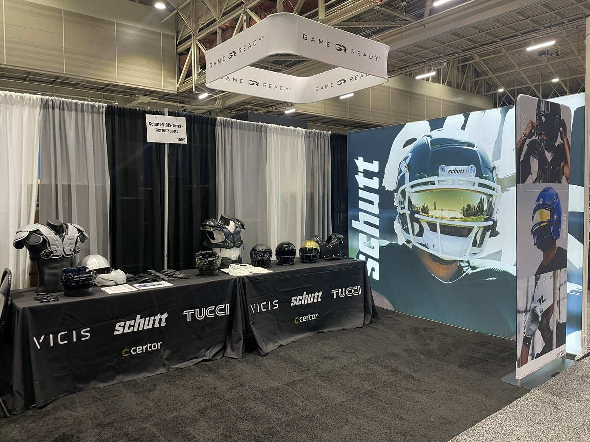 AndrewSternL's tweet image. All set up here @NATA1950 #NATA75. Come visit booth 1050! #BeIconic #ForeverForward #BuiltForBattle