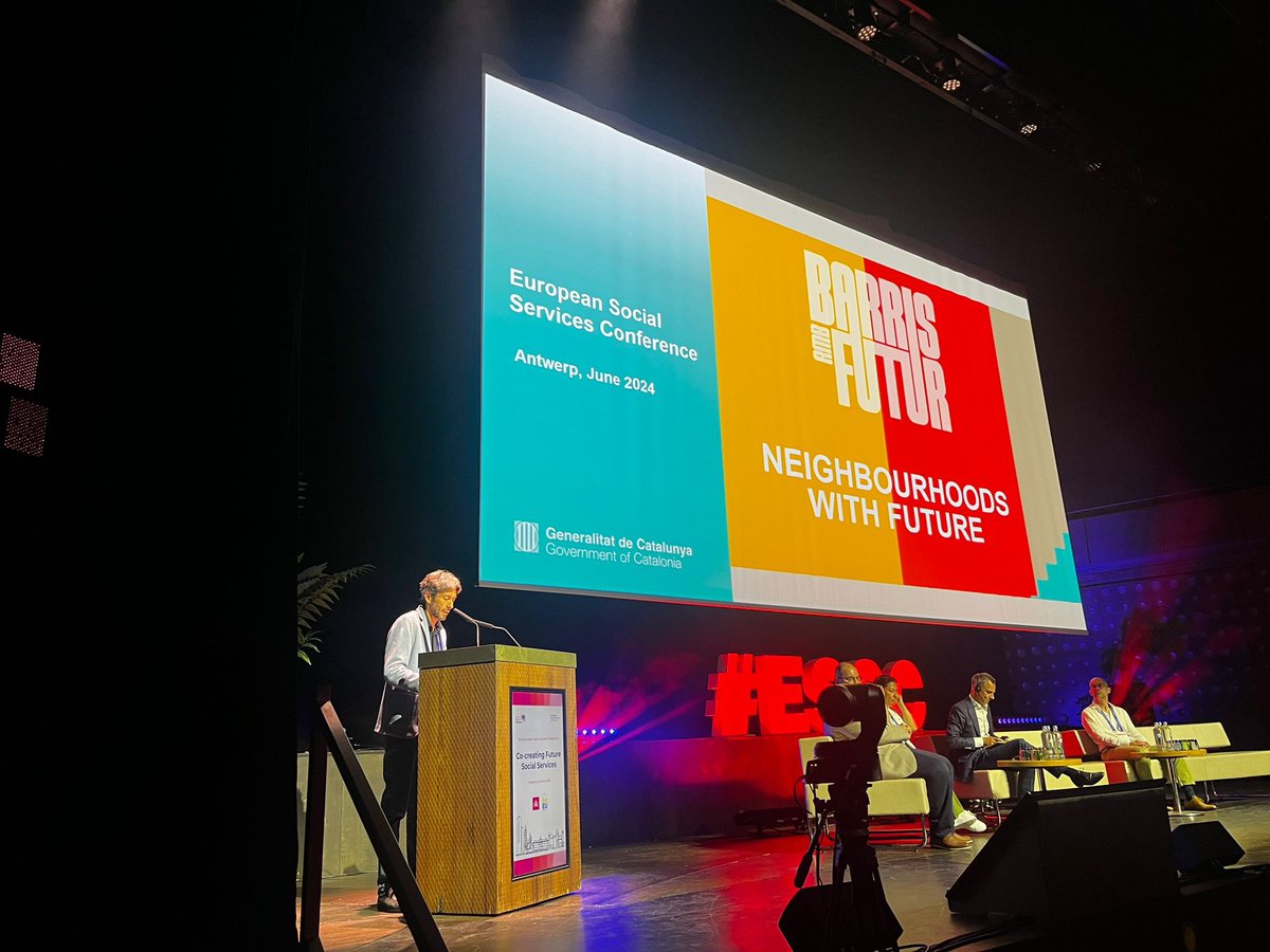 Bona acollida del projecte Barris amb Futur a la Conferència Europea de Serveis Socials Anvers #escc <a href="/XavierGodas/">Xavier Godàs</a> <a href="/acciocivicat/">Compte no operatiu</a> <a href="/dsocialscat/">Drets Socials i Inclusió</a> Seguim
construint comunitat! #acciocomunitaria