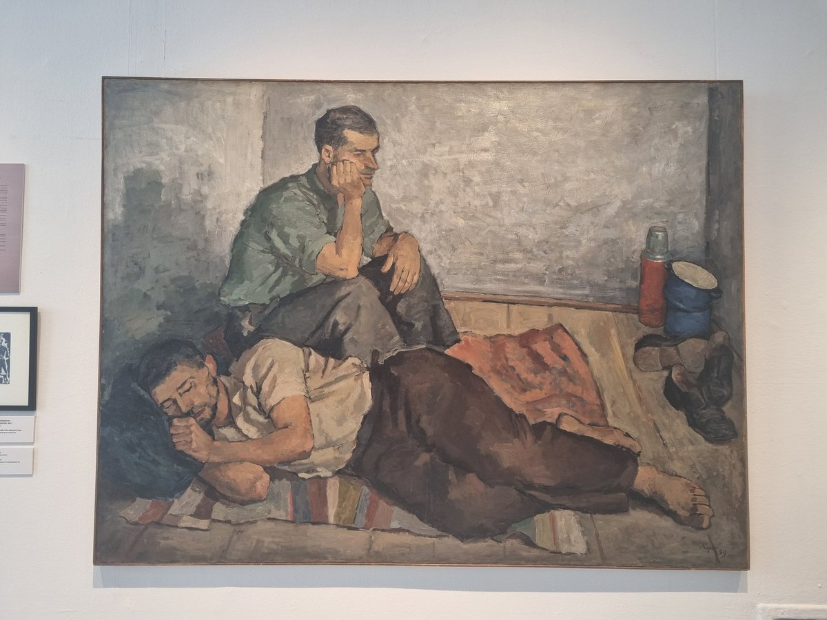Went to a really interesting exhibition of work by Đorđe Andrejević-Kun (1904 - 1964) in Belgrade, Serbia. I think <a href="/GrimArtGroup/">Grim Art</a> may like these: The Kitchen No. 4 (1936) and In The Cell (1939/40).