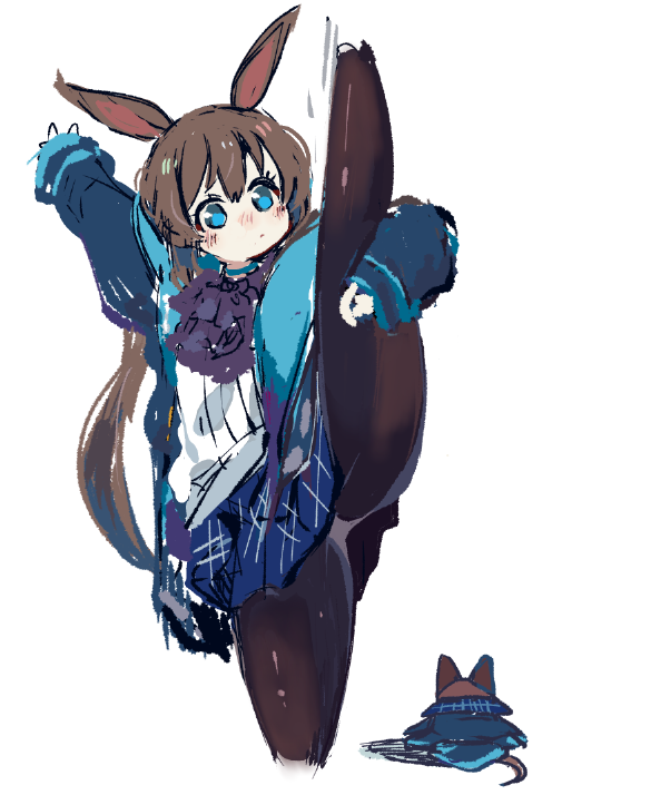 アーミヤ(アークナイツ) 「」|すきのイラスト