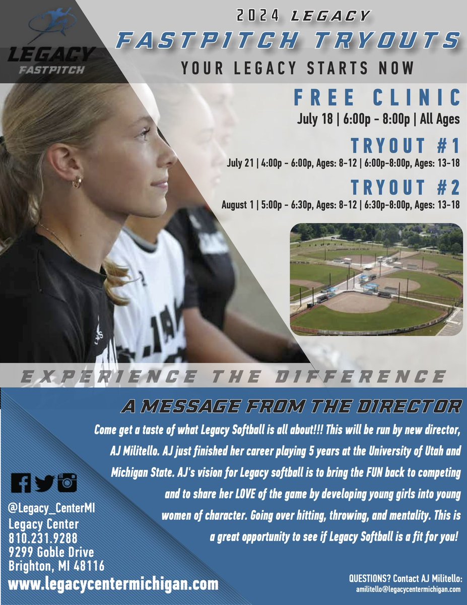 Legacy Fastpitch tweet media