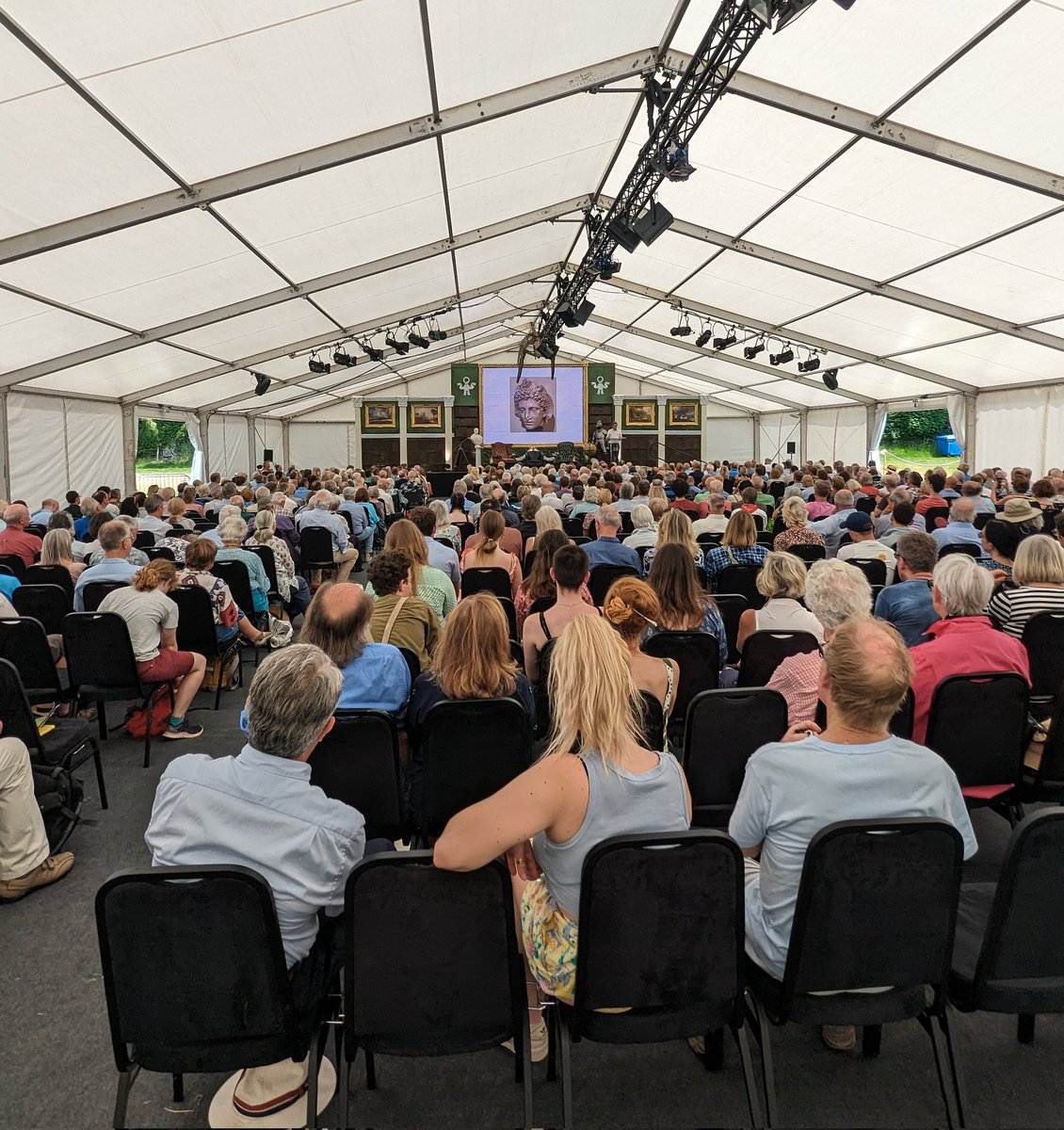 ChalkeFestival's tweet photo. @jamesheneage shared an enlightening talk on Alexander the Great and his influence on Western civilization to a full crowd in the Hiscox tent this afternoon.
Thank you @Collate_Bus_Sys for your generous sponsorship!
#chalke2024 #historylover #liveinhistory https://t.co/flPTBi3muh