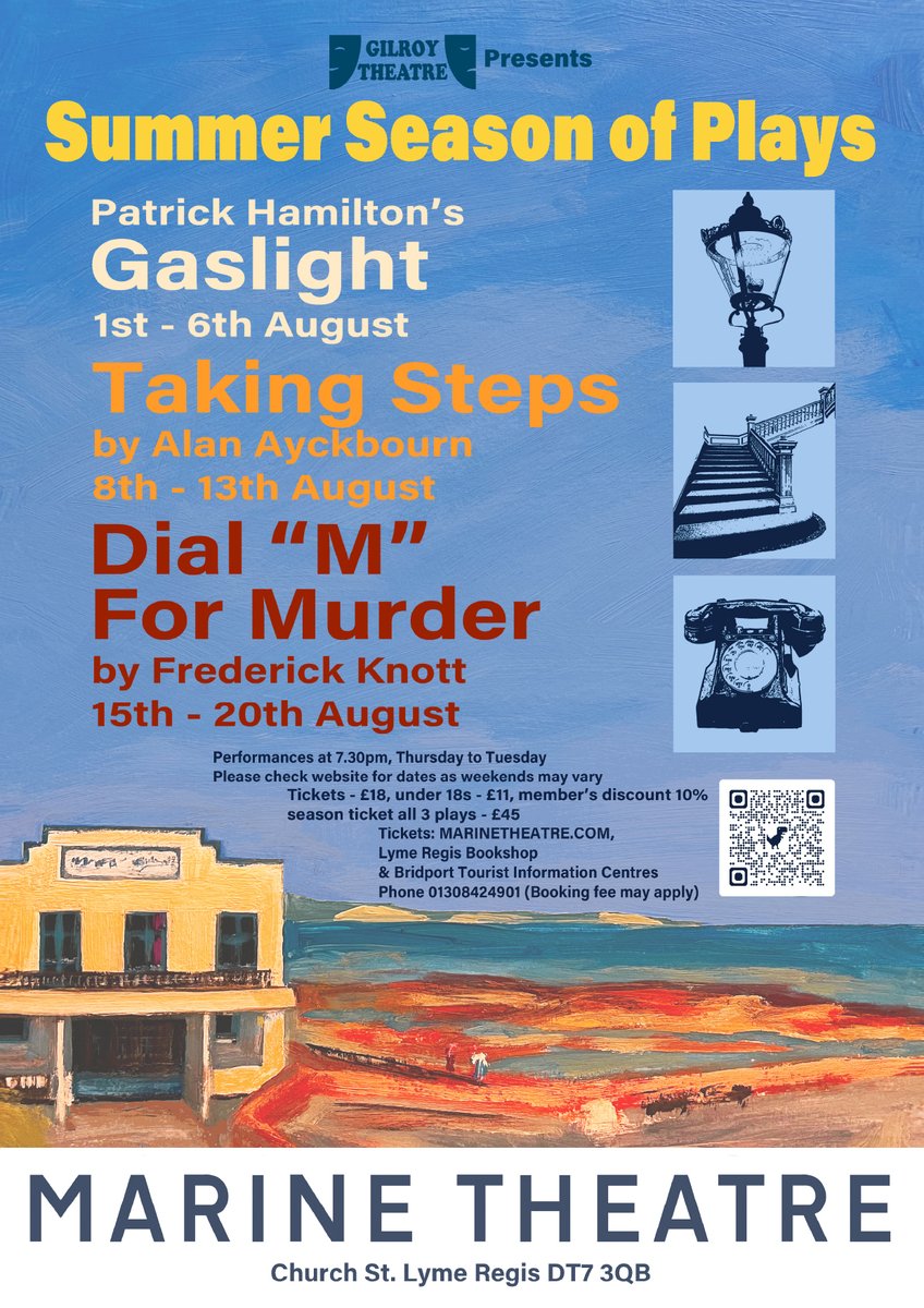 Su Gilroy (@sugilroy) on Twitter photo Here's the poster for my Summer Season of Plays <a href="/marinetheatre/">Marine Theatre Lyme Regis</a> this August - 3 great plays in 3 weeks! If you, or anyone you know, lives near beautiful Lyme Regis, or is going there on hols, do come & see us! The theatre is right by the sea - we're going to have a great summer! Here's the poster for my Summer Season of Plays <a href="/marinetheatre/">Marine Theatre Lyme Regis</a> this August - 3 great plays in 3 weeks! If you, or anyone you know, lives near beautiful Lyme Regis, or is going there on hols, do come & see us! The theatre is right by the sea - we're going to have a great summer!