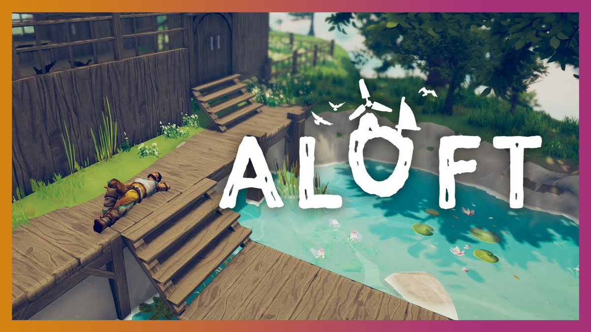 JontiSparrow's tweet photo. Today in @Aloft_Game we build a perfect little starter house and venture further towards that big scary cloud... https://t.co/5ojurimgwT https://t.co/09mybI3JNf