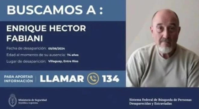 🚨 EL MISTERIO DE ENRIQUE: SALIÓ A CAZAR CON AMIGOS Y NO APARECE HACE TRES SEMANAS 
- Lo buscan en Entre Ríos
- Un pedido de ayuda en una chacra, su último rastro: viaszeta.com/2024/06/26/el-…