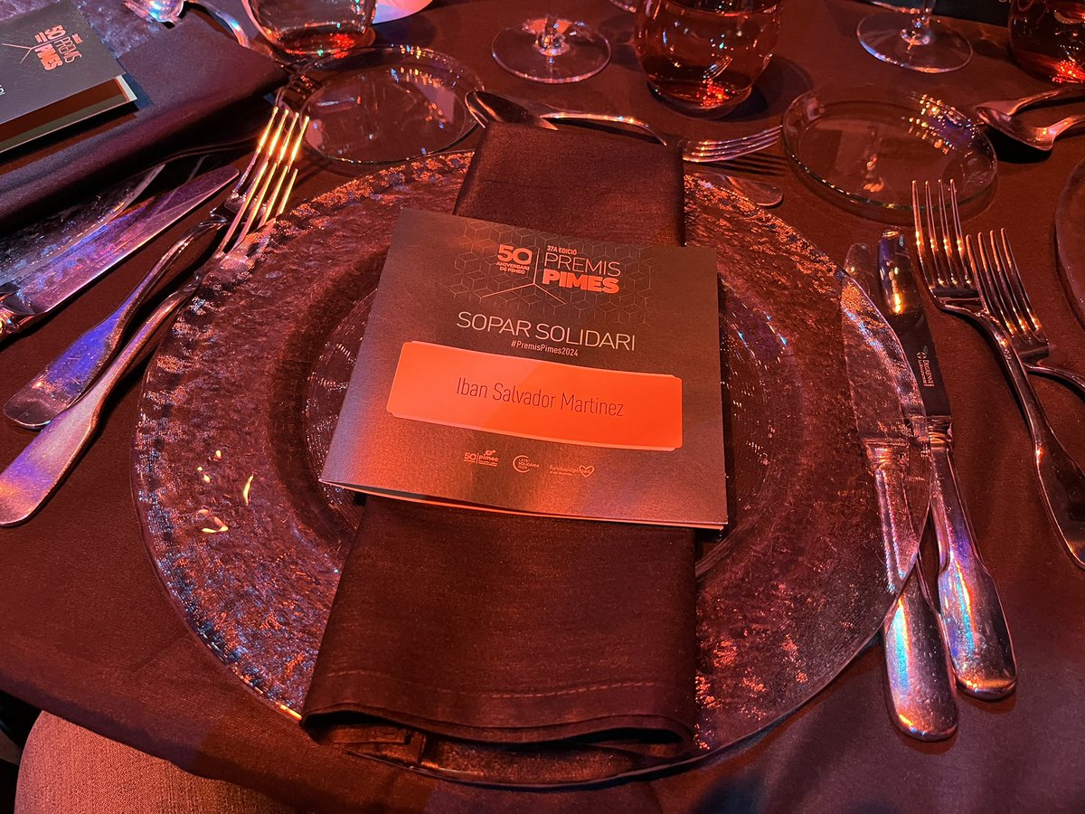 Moltes felicitats a tots el guardonats en aquests premis, i a #PIMEC en el seu 50è aniversari. Un plaer haver pogut acompanyar-vos en el #premispimes2024

Bona feina!