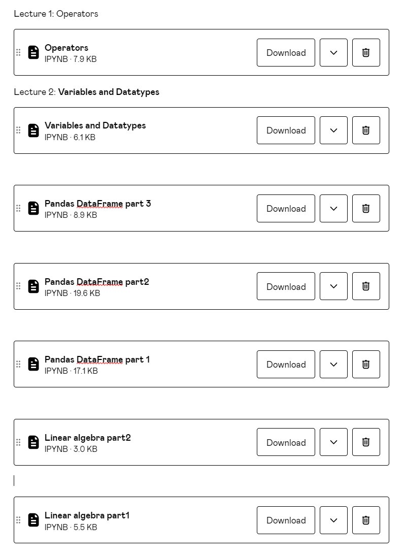 🎉 Exciting Giveaway Alert! 🎉

🚀 Want access to some amazing Jupyter files on DATA Science using Python ? Here’s your chance!

To enter the giveaway, simply comment "clcoding" below! 🖥️💻

✨ Don't miss out on this opportunity to get your hands on some valuable coding